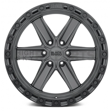 Black Rhino Wheel Henderson - 20 x 9.5 Gun Black With Black Lip - 2095HDS186140G12-1