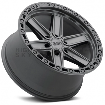 Black Rhino Wheel Henderson - 20 x 9.5 Gun Black With Black Lip - 2095HDS186140G12-2
