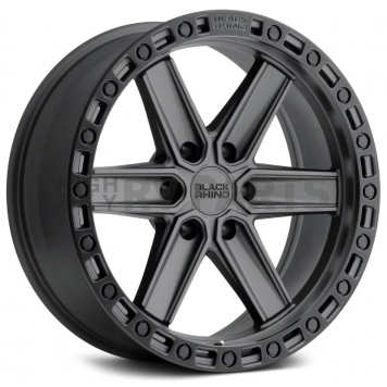 Black Rhino Wheel Henderson - 20 x 9.5 Gun Black With Black Lip - 2095HDS186140G12