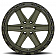 Black Rhino Wheel Henderson - 20 x 9.5 Olive Green With Black Lip And Bolts - 2095HDS186140N12