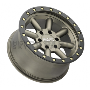 Black Rhino Wheel Hachi - 17 x 8.5 Bronze With Black Lip - 1785HCH-05127Z71-1