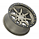 Black Rhino Wheel Hachi - 17 x 8.5 Bronze With Black Lip - 1785HCH-05127Z71
