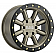 Black Rhino Wheel Hachi - 17 x 8.5 Bronze With Black Lip - 1785HCH-05127Z71