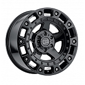Black Rhino Wheel Cinco - 17 x 9.5 Black With Stainless Bolts - 1795CNC-85127B71