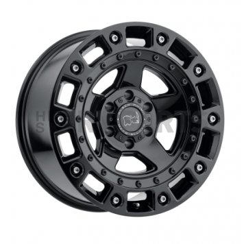Black Rhino Wheel Cinco - 17 x 9.5 Black With Stainless Bolts - 1795CNC-85127B71