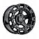 Black Rhino Wheel Cinco - 17 x 9.5 Black With Stainless Bolts - 1795CNC-85127B71