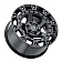 Black Rhino Wheel Cinco - 17 x 9.5 Black With Stainless Bolts - 1795CNC-85127B71