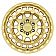 Black Rhino Wheel Chamber - 17 x 8.5 Gold - 1785CBR006135L87