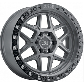 Black Rhino Wheel Kelso - 18 x 9 Gray With Black Lip And Bolts - 1890KLS005127G71