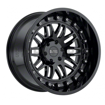 Black Rhino Wheel Fury - 18 x 9.5 Black - 1895FRY125150B10