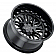 Black Rhino Wheel Fury - 18 x 9.5 Black - 1895FRY125150B10