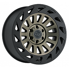 Black Rhino Wheel Madness - 17 x 9 Black With Dark Tinted Face - 1790MAD-25127M71