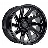 Black Rhino Wheel Thrust - 18 x 9.5 Black With Natural Accents - 1895THR-85127B71
