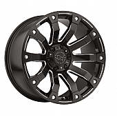 Black Rhino Wheel Selkirk - 20 x 10 Black With Natural Accents - 2010SLK005150B10