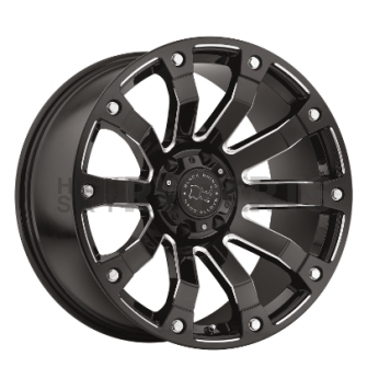 Black Rhino Wheel Selkirk - 20 x 10 Black With Natural Accents - 2010SLK005150B10