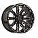 Black Rhino Wheel Selkirk - 20 x 10 Black With Natural Accents - 2010SLK005150B10