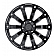 Black Rhino Wheel Selkirk - 20 x 10 Black With Natural Accents - 2010SLK005150B10
