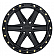 Black Rhino Wheel Henderson - 18 x 9 Black With Brass Bolts - 1890HDS126140B12