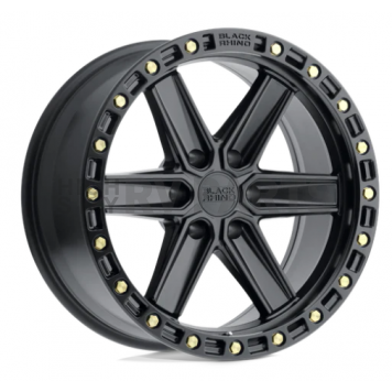 Black Rhino Wheel Henderson - 18 x 9 Black With Brass Bolts - 1890HDS126140B12