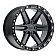 Black Rhino Wheel Henderson - 18 x 9 Black With Brass Bolts - 1890HDS126140B12
