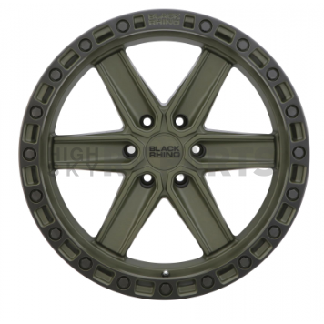 Black Rhino Wheel Henderson - 20 x 9.5 Olive Green With Black Lip And Bolts - 2095HDS006135N87-2