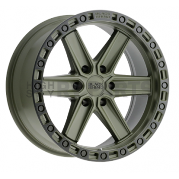 Black Rhino Wheel Henderson - 20 x 9.5 Olive Green With Black Lip And Bolts - 2095HDS006135N87