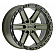 Black Rhino Wheel Henderson - 20 x 9.5 Olive Green With Black Lip And Bolts - 2095HDS006135N87