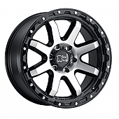 Black Rhino Wheel Coyote - 20 x 9 Black With Natural Face And Stainless Bolt - 2090CYT126135B87
