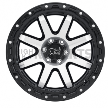 Black Rhino Wheel Coyote - 18 x 9 Black With Natural Face And Stainless Bolt - 1890CYT-88165B22-2