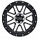 Black Rhino Wheel Coyote - 18 x 9 Black With Natural Face And Stainless Bolt - 1890CYT-88165B22