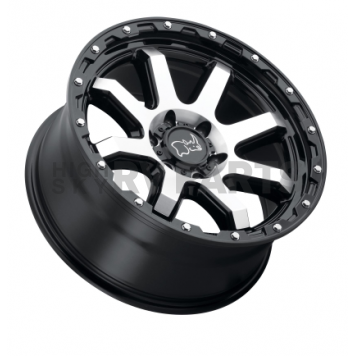 Black Rhino Wheel Coyote - 18 x 9 Black With Natural Face And Stainless Bolt - 1890CYT-88165B22-1