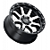 Black Rhino Wheel Coyote - 18 x 9 Black With Natural Face And Stainless Bolt - 1890CYT-88165B22