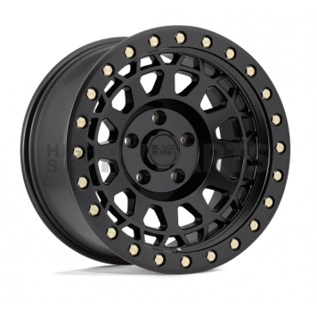 Black Rhino Wheel Primm - 18 x 9.5 Black With Brass Bolts - 1895PRM-26140M12
