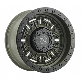 Black Rhino Wheel Abrams - 20 x 9.5 Olive Green - 2095ABR-85127N71