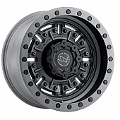 Black Rhino Wheel Abrams - 20 x 9.5 Gun Black With Natural Dark Tinted Lip - 2095ABR-85127B71