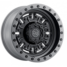Black Rhino Wheel Abrams - 20 x 9.5 Gun Black With Natural Dark Tinted Lip - 2095ABR-85127B71