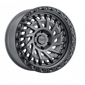 Black Rhino Wheel Shredder - 20 x 9.5 Gun Metal With Black Lip - 2095SHD-85127G71