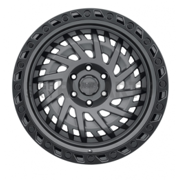 Black Rhino Wheel Shredder - 20 x 9.5 Gun Metal With Black Lip - 2095SHD-85127G71-2