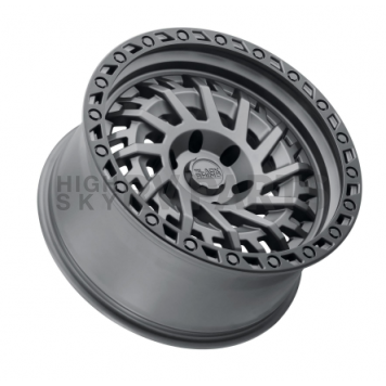 Black Rhino Wheel Shredder - 20 x 9.5 Gun Metal With Black Lip - 2095SHD-85127G71-1