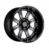 Black Rhino Wheel Sierra - 20 x 10 Black With Natural Accents - 2010SRA-38165B22