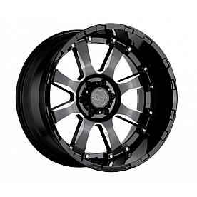 Black Rhino Wheel Sierra - 20 x 10 Black With Natural Accents - 2010SRA-35127B78
