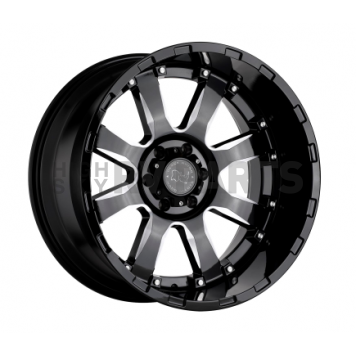 Black Rhino Wheel Sierra - 20 x 10 Black With Natural Accents - 2010SRA-38165B22