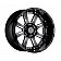 Black Rhino Wheel Sierra - 20 x 10 Black With Natural Accents - 2010SRA-38165B22