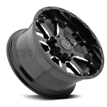 Black Rhino Wheel Sierra - 20 x 10 Black With Natural Accents - 2010SRA-38165B22-1