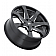 Black Rhino Wheel Mozambique - 20 x 8.5 Black With Natural Accents - 2085MZA255150B10