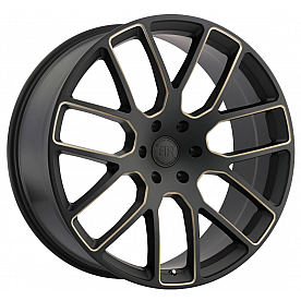 Black Rhino Wheel Kunene - 20 x 9 Black With Dark Tinted Natural Accents - 2090KUN255150M10