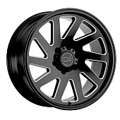 Black Rhino Wheel Thrust - 17 x 9.5&nbsp;Black With Natural Accents - 1795THR-85127B71
