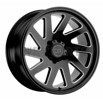 Black Rhino Wheel Thrust - 20 x 9.5 Black With Natural Accents - 2095THR-85127B71