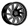 Black Rhino Wheel Thrust - 20 x 9.5 Black With Natural Accents - 2095THR-85127B71
