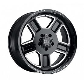 Black Rhino Wheel Canon - 20 x 11.5 Black With Natural Accents - 2015CAN-45127B71